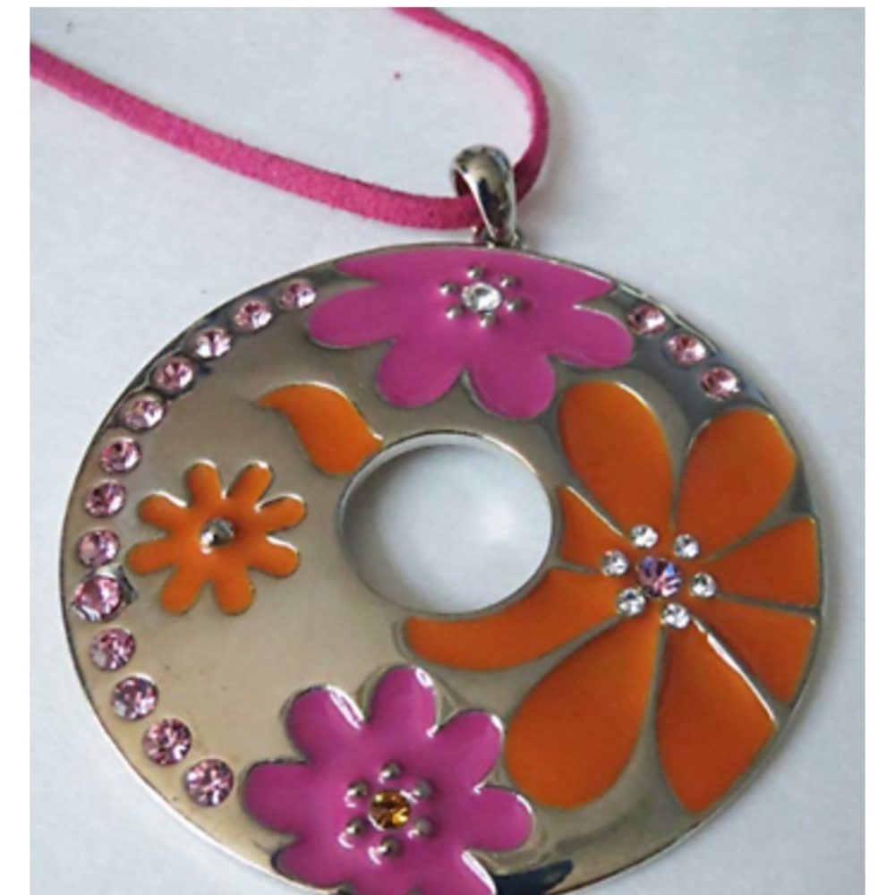Lia Sophia FLOWER POWER Large Pink & Orange